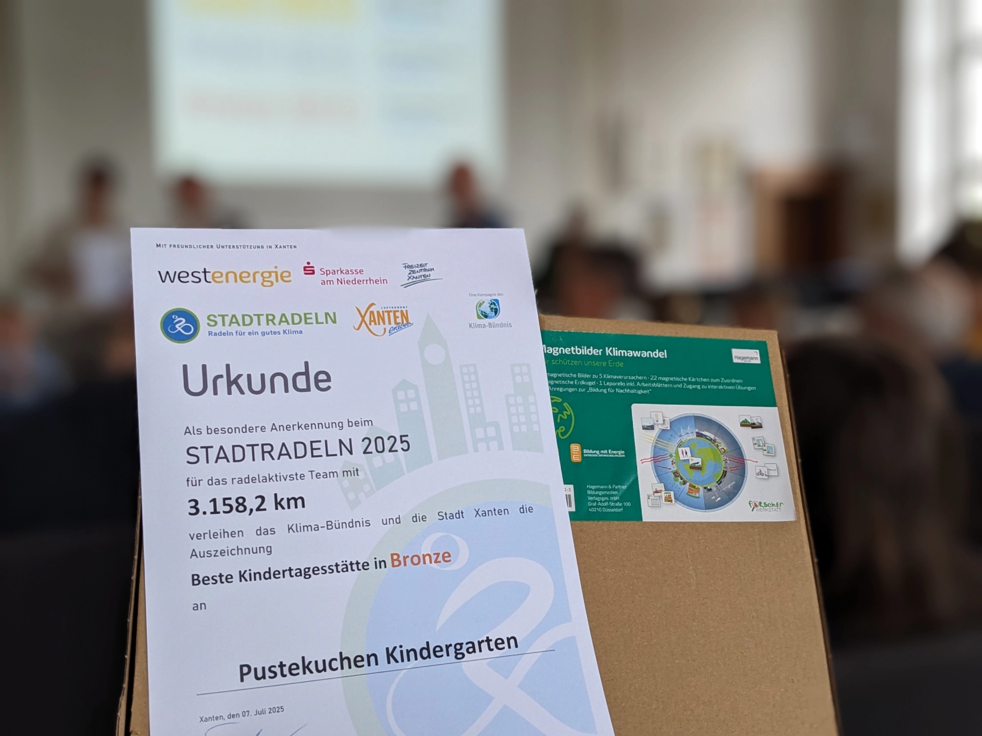 Stadtradeln 2025 - Dritter Platz für den Pustekuchen-Kindergarten!